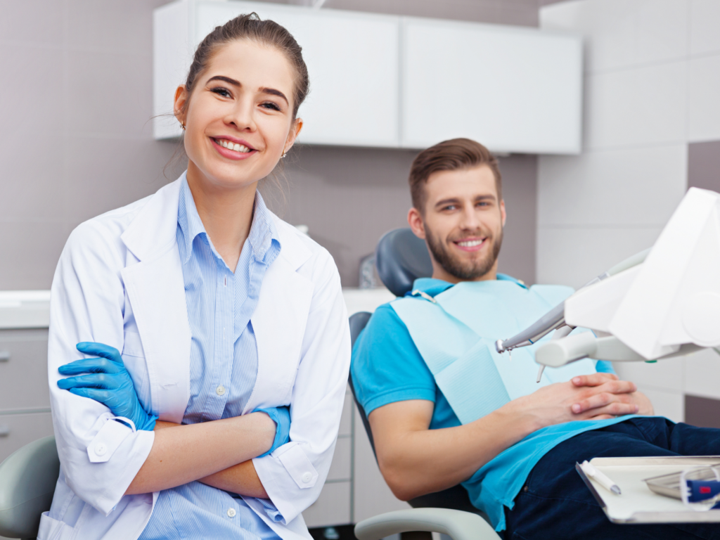 Dentist with Patient